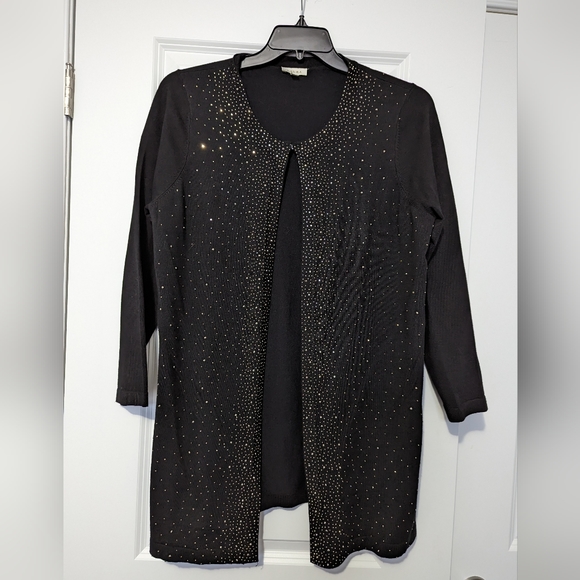 Gorgeous Rhinestone Studded Cardigan - Picture 1 of 3